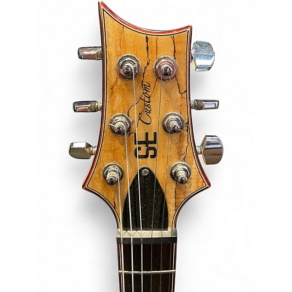 Used PRS SE Custom 24 Exclusive Spalted Maple Solid Body Electric Guitar