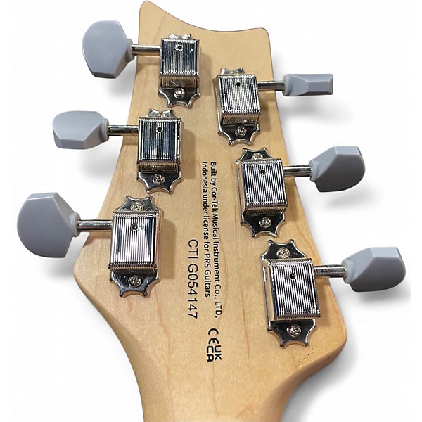 Used PRS SE Silver Sky POLAR BLUE Solid Body Electric Guitar