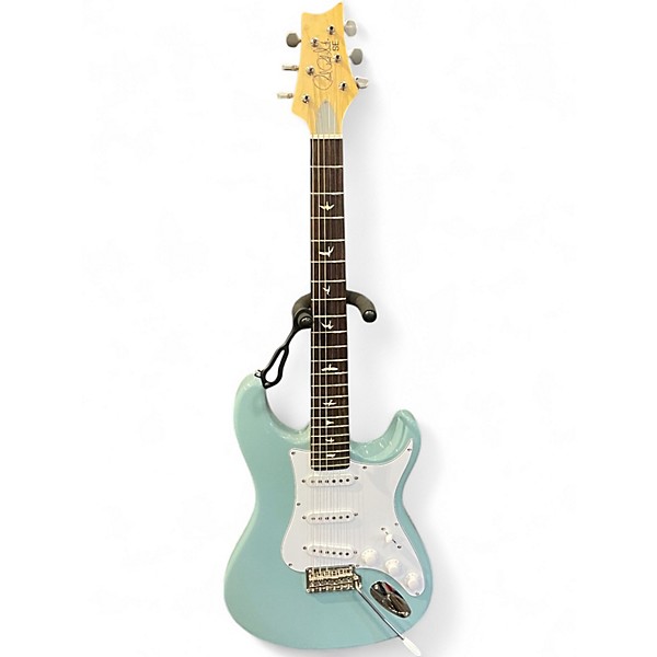 Used PRS SE Silver Sky POLAR BLUE Solid Body Electric Guitar