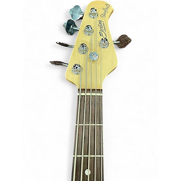 Used Sterling by Music Man Ray5 5 String Brown Sunburst Electric Bass Guitar
