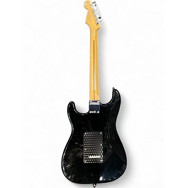 Used Fender Standard Stratocaster Black Solid Body Electric Guitar
