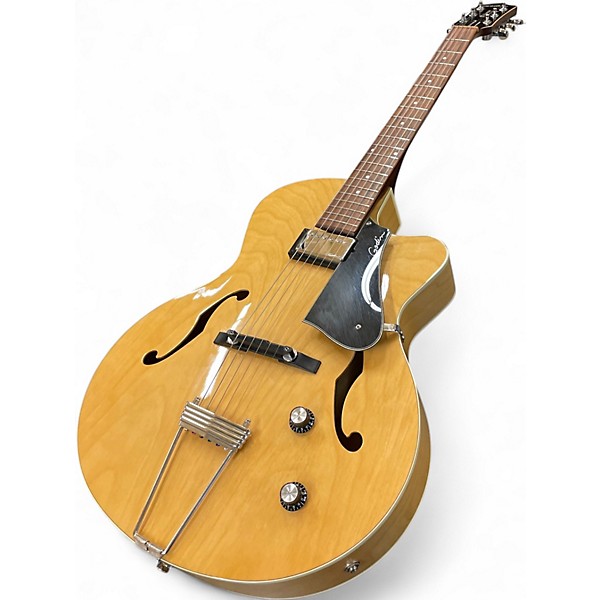 Used Godin 5TH AVENUE COMPOSER GT Natural Hollow Body Electric Guitar