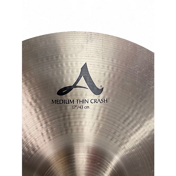 Used Zildjian 17in A Series Medium Thin Crash Cymbal