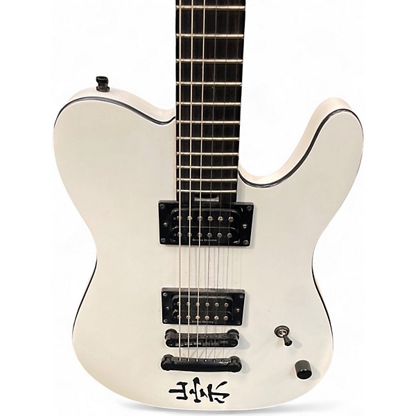 Used Charvel Joe Duplantier Signature Pro-Mod San Dimas Style 2 HH Satin White Solid Body Electric Guitar