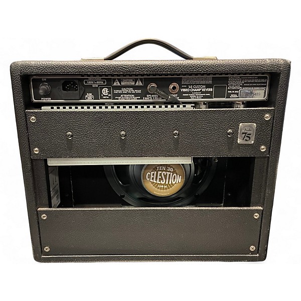 Used Fender 68 CUSTOM VIBRO CHAMP RVERB 120V Tube Guitar Combo Amp