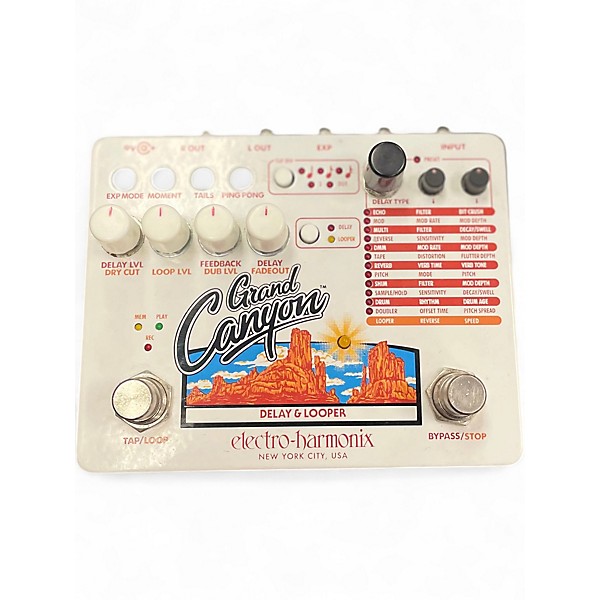 Used Electro-Harmonix Grand Canyon Delay and Looper Effect Pedal