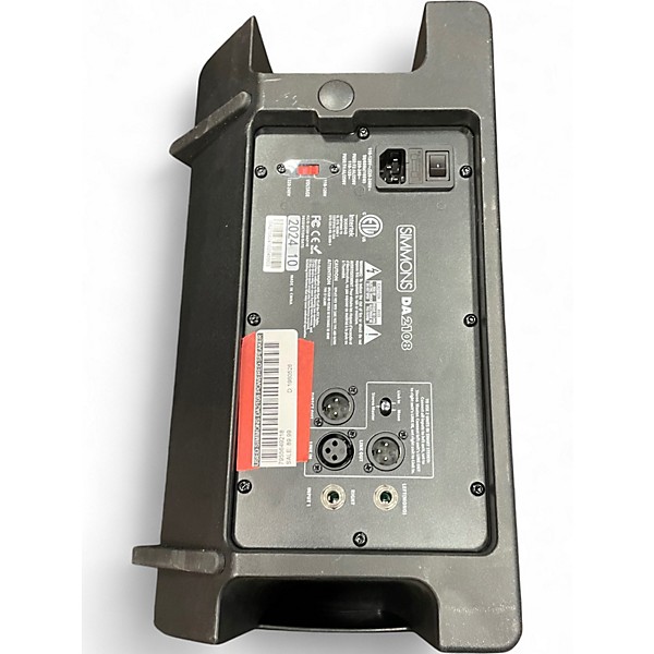 Used Simmons DA2108 Powered Speaker