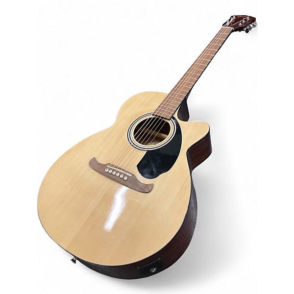 Used Fender FA135CE Concert Natural Acoustic Electric Guitar