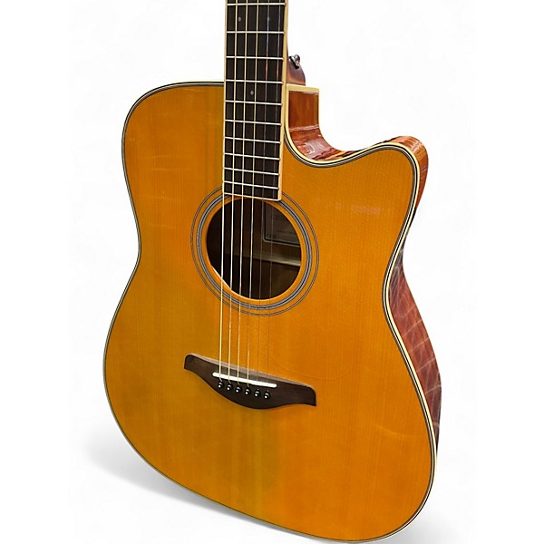 Used Yamaha FGC-TA Natural Acoustic Electric Guitar