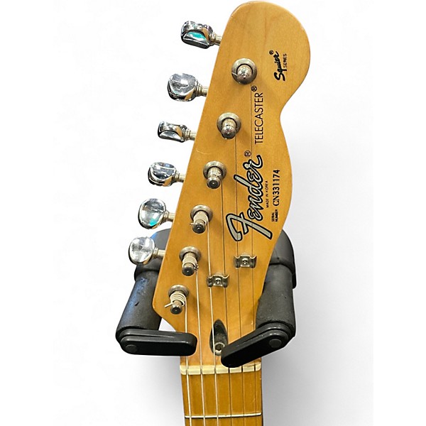 Used Fender SQUIER SERIES TELECASTER Blue Solid Body Electric Guitar