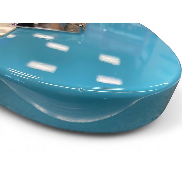 Used Fender SQUIER SERIES TELECASTER Blue Solid Body Electric Guitar