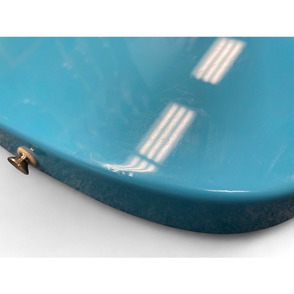 Used Fender SQUIER SERIES TELECASTER Blue Solid Body Electric Guitar