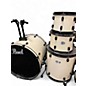 Used Pearl 4 Piece Soundcheck White Drum Kit