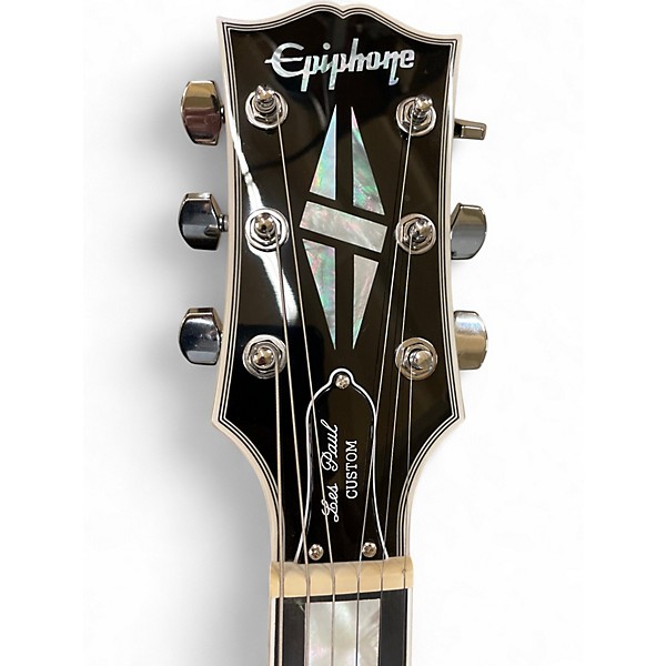 Used Epiphone Adam Jones 1979 Les Paul Custom Antique Silverburst Solid Body Electric Guitar