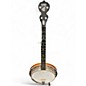 Vintage 1980s Deering Deluxe 5-String Natural Banjo thumbnail