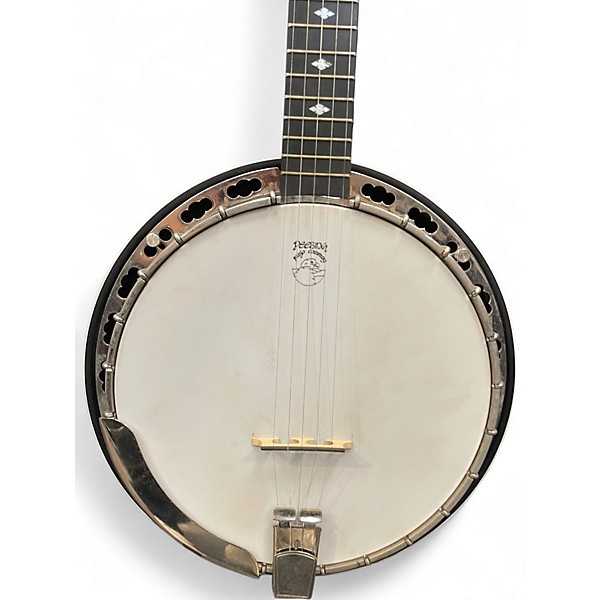 Vintage 1980s Deering Deluxe 5-String Natural Banjo