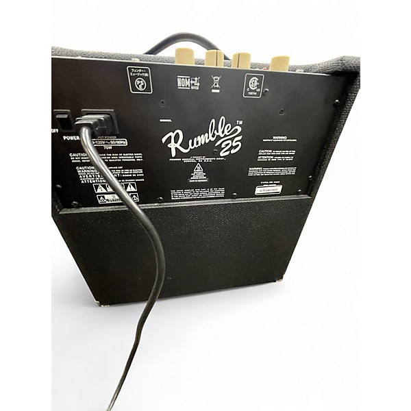 Used Fender RUMBLE 25 Bass Combo Amp