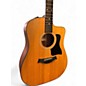Used Taylor 110CE Natural Acoustic Electric Guitar