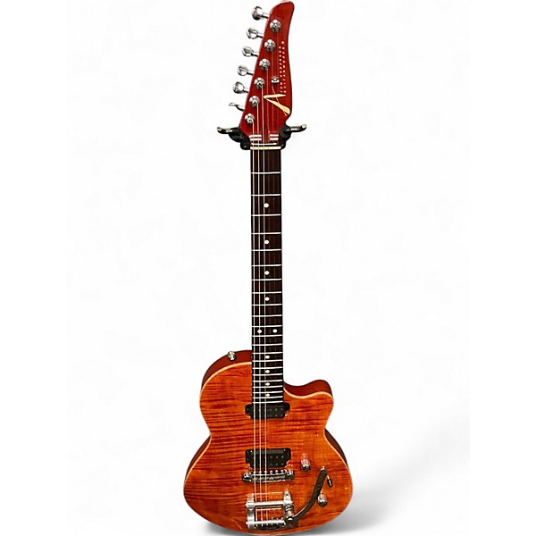 Used Tom Anderson Atom Natural Solid Body Electric Guitar