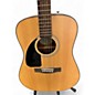 Used Fender CD100 Left Handed Natural Acoustic Guitar