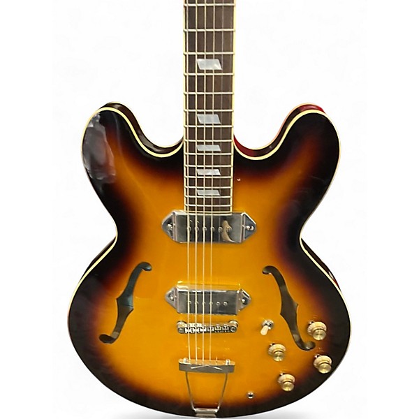 Used Epiphone Casino Sunburst Hollow Body Electric Guitar