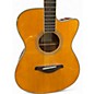 Used Yamaha FSC-TA Natural Acoustic Electric Guitar