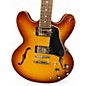 Used Epiphone Inspired By Gibson ES355 2 Tone Sunburst Hollow Body Electric Guitar