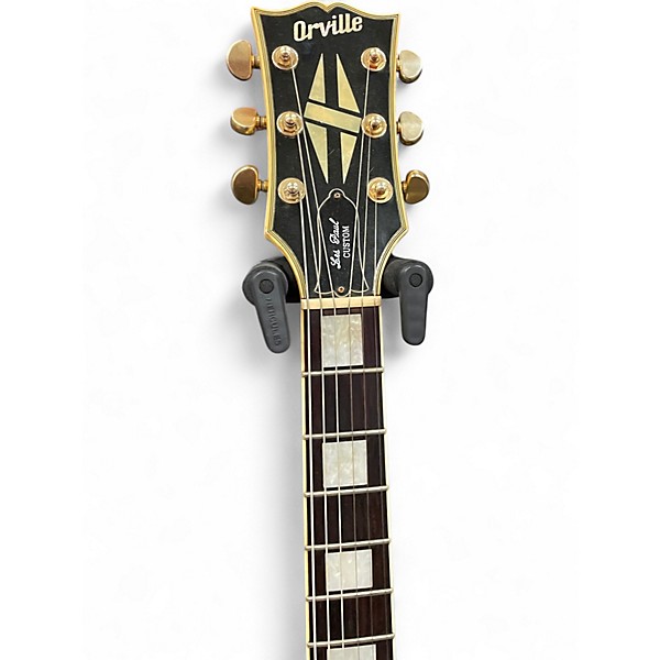 Used 1990s Orville LPC-75 Les Paul Custom Alpine White Solid Body Electric Guitar