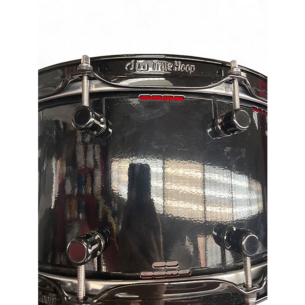 Used Trick 14X7 AL13 Aluminum Snare Black Drum