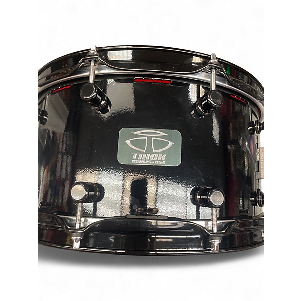 Used Trick 14X7 AL13 Aluminum Snare Black Drum