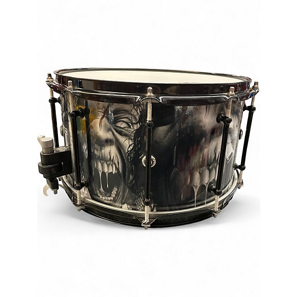 Used Dark Horse Percussion 8X14 Custom "Zombie" Snare Zombie Wrap Drum