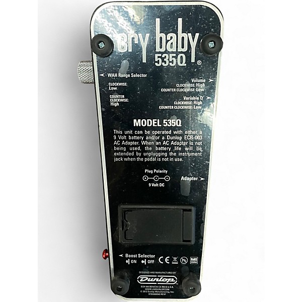 Used Dunlop CRYBABY 535Q Effect Pedal