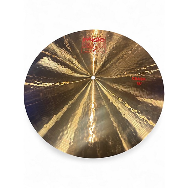 Used Paiste 18in 2002 Crash Cymbal