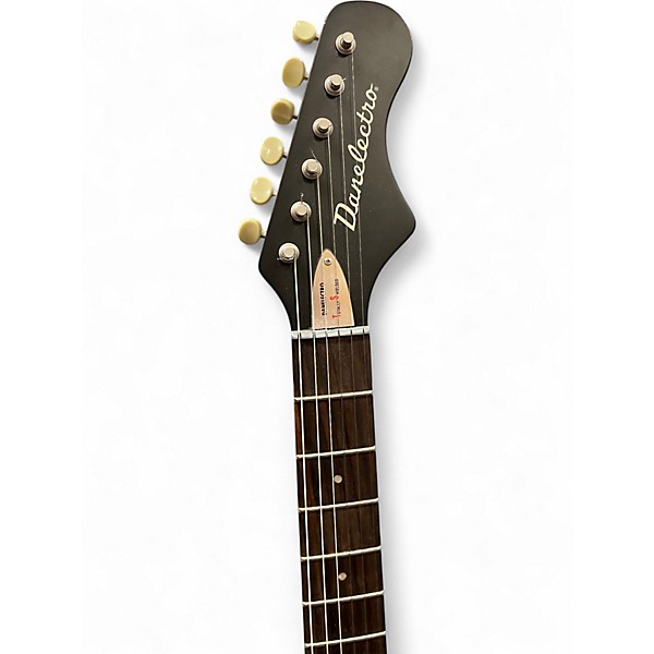 Used Danelectro Dead-On '67 Flat Black Solid Body Electric Guitar