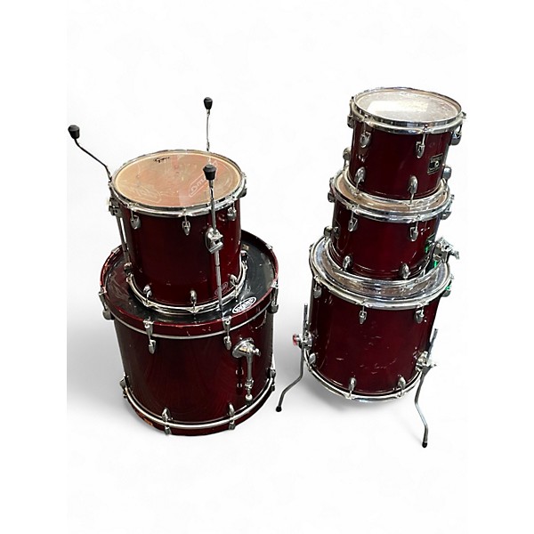 Used Gretsch Drums 5 Piece Catalina Maple RED Drum Kit