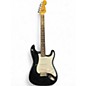 Vintage 1986 Squier E Series MIJ Stratocaster Black and White Solid Body Electric Guitar thumbnail