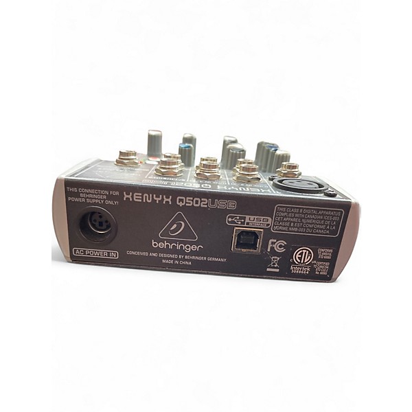 Used Behringer Xenyx Q502USB Unpowered Mixer