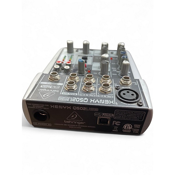 Used Behringer Xenyx Q502USB Unpowered Mixer