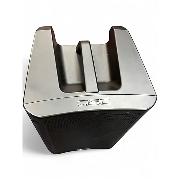 Used QSC CB10 10" 2-Way Portable Battery Powered Speaker Monitor w/Bl Powered Speaker