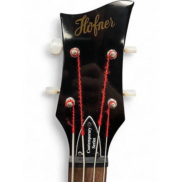 Used Hofner SHVB 3 Color Sunburst Electric Bass Guitar