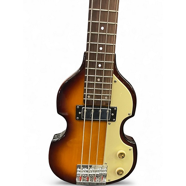 Used Hofner SHVB 3 Color Sunburst Electric Bass Guitar