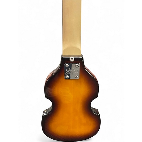 Used Hofner SHVB 3 Color Sunburst Electric Bass Guitar