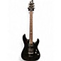 Used Schecter Guitar Research SGR C1 Black Solid Body Electric Guitar thumbnail