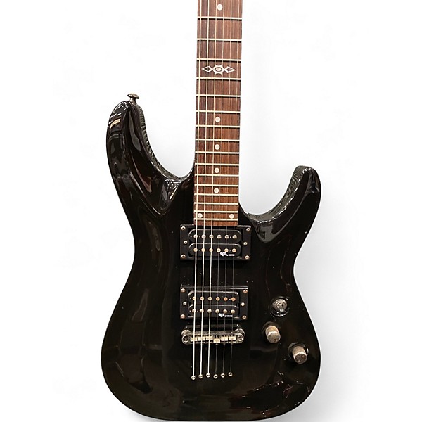 Used Schecter Guitar Research SGR C1 Black Solid Body Electric Guitar