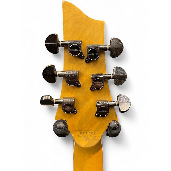 Used Schecter Guitar Research SGR C1 Black Solid Body Electric Guitar