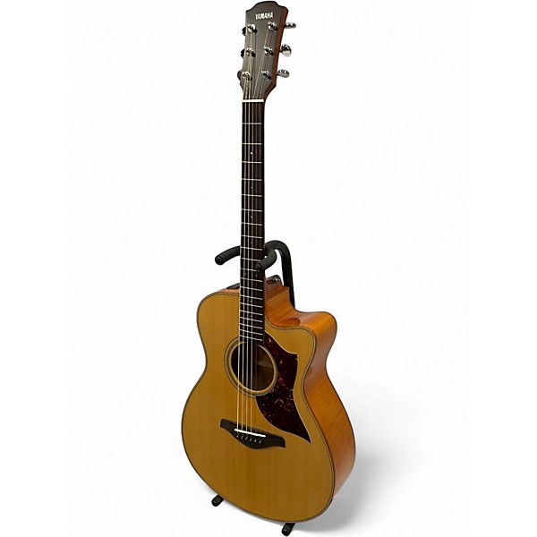 Used 2021 Yamaha AC1FM Natural Acoustic Electric Guitar