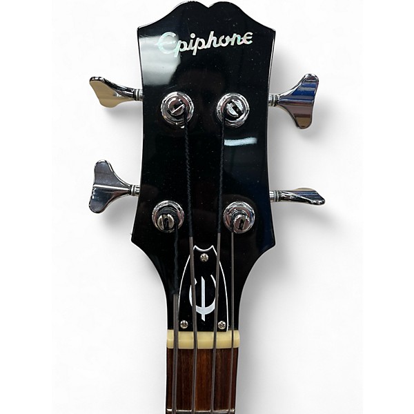 Used Epiphone Embassy Black Electric Bass Guitar