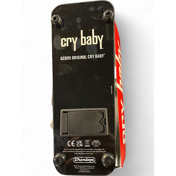 Used Dunlop Original Cry Baby Wah Effect Pedal