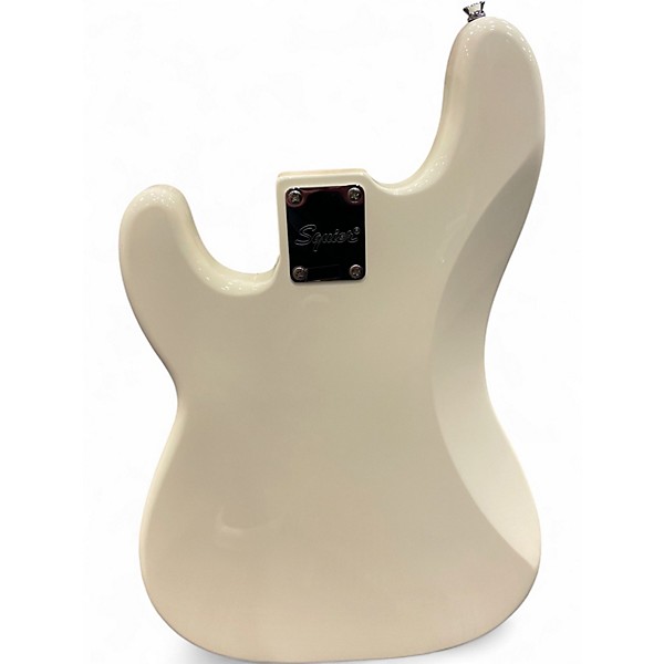 Used Squier Affinity Precision Bass Olympic White Electric Bass Guitar
