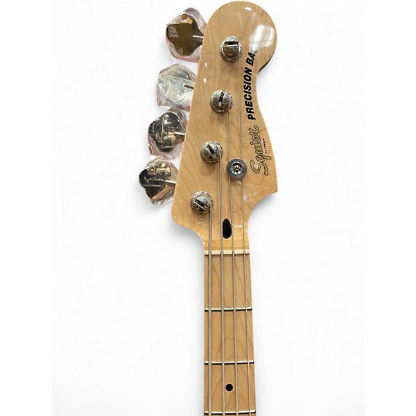 Used Squier Affinity Precision Bass Olympic White Electric Bass Guitar